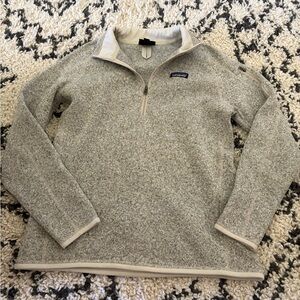 Patagonia Gray Quarter-Zip Sweatshirt